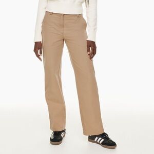 Aritzia 100% organic cotton beige pants